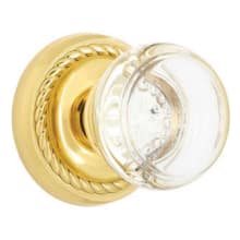 Georgetown Reversible Non-Turning Two-Sided Dummy Door Knob Set from the Crystal Collection