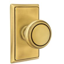 Norwich Reversible Non-Turning Two-Sided Dummy Door Knob Set from the Classic Brass Collection