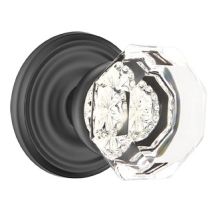 Old Town Reversible Non-Turning Two-Sided Dummy Door Knob Set from the Crystal Collection