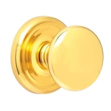 Providence Reversible Non-Turning Two-Sided Dummy Door Knob Set from the Classic Brass Collection