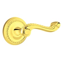 Rope Reversible Non-Turning Two-Sided Dummy Door Lever Set from the Designer Brass Collection