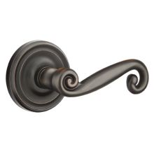Rustic Reversible Non-Turning Two-Sided Dummy Door Lever Set from the Designer Brass Collection