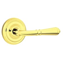 Turino Reversible Non-Turning Two-Sided Dummy Door Lever Set from the Classic Brass Collection