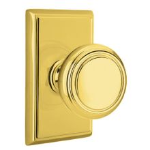 Norwich Classic Brass Passage Door Knobset