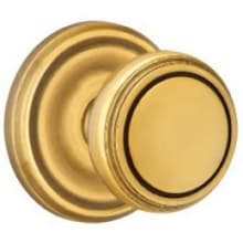 Norwich Privacy Door Knob Set with Regular Rose from the Brass Classic Collection