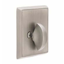 Brass Rectangular Style Single-Sided Deadbolt from the American Classic Collection
