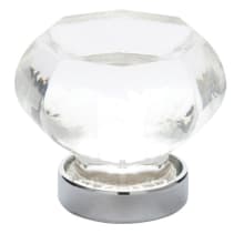 Old Town 1 Inch Geometric Cabinet Knob from the Glass Collection - 10 Pack