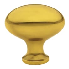 Egg 1-1/4 Inch Oval Cabinet Knob from the Traditional Collection - 25 Pack
