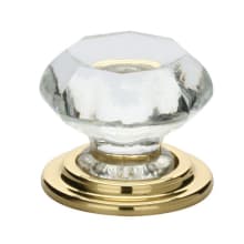 Old Town Wardrobe 1-3/4 Inch Geometric Cabinet Knob from the Glass Collection - 10 Pack