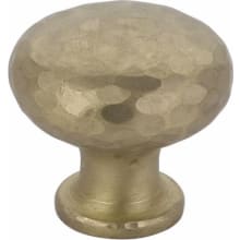 Round Dimpled 1-1/4 Inch Mushroom Cabinet Knob