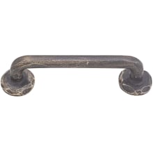 Sandcast Rod 3-1/2 Inch Center to Center Handle Cabinet Pull from the Sandcast Bronze Collection - 10 Pack