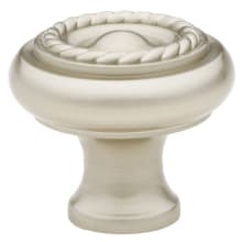 Rope 1-1/4 Inch Mushroom Cabinet Knob from the Traditional Collection - 10 Pack