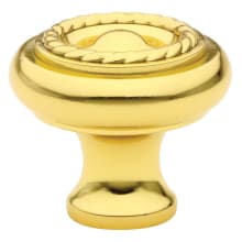 Rope 1-1/4 Inch Mushroom Cabinet Knob from the Traditional Collection - 10 Pack