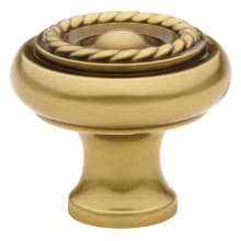 Rope 1-1/4 Inch Mushroom Cabinet Knob from the Traditional Collection - 25 Pack