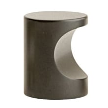 Finger Pull 7/8 Inch Cylindrical Cabinet Knob from the Contemporary Collection - 25 Pack