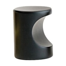 Finger Pull 1 Inch Cylindrical Cabinet Knob from the Contemporary Collection - 10 Pack