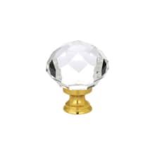 Diamond 1-3/4 Inch Geometric Cabinet Knob from the Glass Collection - 10 Pack