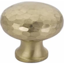 Round Dimpled 1-3/4 Inch Mushroom Cabinet Knob