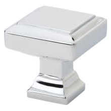 Geometric Square 1-5/8 Inch Square Cabinet Knob from the Geometric Collection - 25 Pack