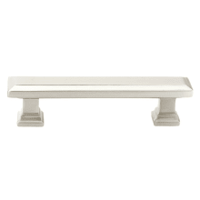 Geometric Rectangular 3-1/2 Inch Center to Center Bar Cabinet Pull from the Geometric Collection - Pack of 25