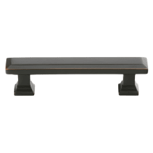 Geometric Rectangular 6 Inch Center to Center Bar Cabinet Pull from the Geometric Collection -Pack of 25