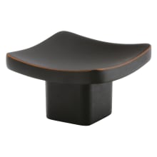 Contemporary 1-1/4 Inch Square Cabinet Knob