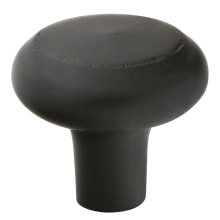 Sandcast Barn 1-1/4 Inch Mushroom Cabinet Knob from the Sandcast Bronze Collection - 10 Pack