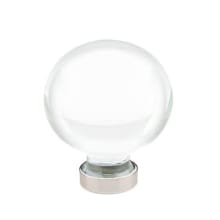Bristol 1-1/4 Inch Round Cabinet Knob from the Glass Collection - 10 Pack