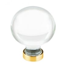 Bristol 1-1/4 Inch Round Cabinet Knob from the Glass Collection