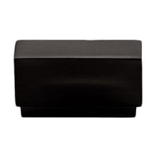 Cinder 1-5/8 Inch Rectangular Cabinet Knob from the Urban Modern Collection