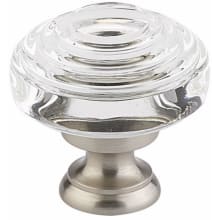 Deco Glass 1-1/4 Inch Mushroom Cabinet Knob