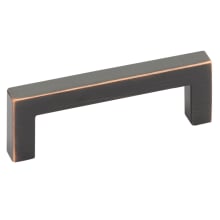 Warwick 4 Inch Center to Center Handle Cabinet Pull from the Modern Rectangular Collection