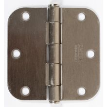 3.5" x 3.5" Plain Bearing 5/8" Radius Corners Mortise Hinge - Pair of Hinges