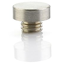 Solid Brass Button Tip for 3-1/2 Inch Heavy Duty or Ball Bearing Hinges