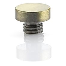 Solid Brass Button Tip for 3-1/2 Inch Heavy Duty or Ball Bearing Hinges