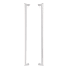 Warwick 12 Inch Center to Center Back to Back Door Pull from the Modern Rectangular Collection