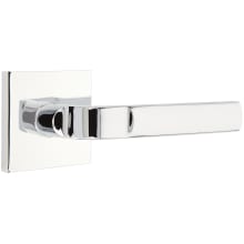 Aston Passage Door Lever Set from Brass Modern Collection with CF Mechanism