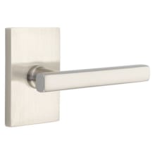 Freestone Passage Door Lever Set from Brass Modern Collection with CF Mechanism