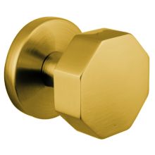 Octagon Knob Brass Modern Privacy Door Knobset with the CF Mechanism