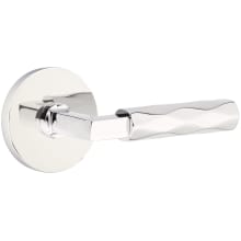 Tribeca Privacy Door Lever Set from the SELECT Brass Collection with CF Mechanism
