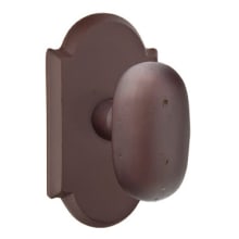 Sandcast Bronze Egg Privacy Door Knobset with the CF Mechanism