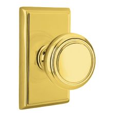 Norwich Classic Brass Privacy Door Knobset with the CF Mechanism