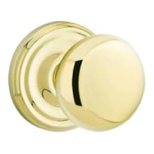 Providence Classic Brass Privacy Door Knobset with the CF Mechanism
