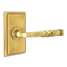 Santa Fe Brass Modern Privacy Door Leverset with the CF Mechanism
