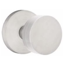 Round Stainless Steel Passage Door Knob Set with Disk Rose and CF Mechanism