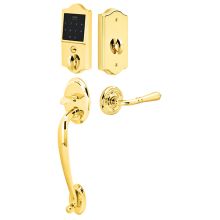 EMTouch Electronic Touchscreen Keypad Handleset from the Classic Brass Collection