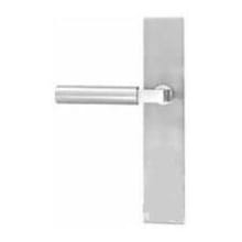 Stainless Steel Door Configuration 1 Inactive Multi Point Trim Lever Set with American Cylinder Below Handle