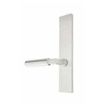 Stainless Steel Door Configuration 2 Half Inactive Half Passage Multi Point Trim Lever Set with American Cylinder Above Handle