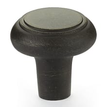 Sandcast Barn 1 Inch Mushroom Cabinet Knob from the Sandcast Bronze Collection