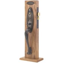 Da Vinci Style UL Mortise Dummy Handleset from the Lost Wax / Tuscany Bronze Collection